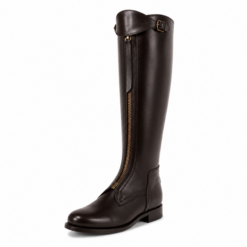 Botas de polo standard con cierre Marron